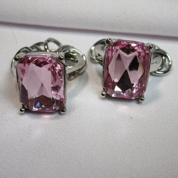 Fashion Jewelry Other - Set of 2 Pink and Silver Fidget Rings